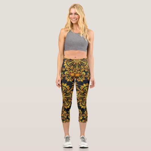 High Waisted Capris Custom mit Sorgfalt gemacht, j (Vorderseite)