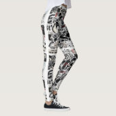 High-Waisted Slim Fit Pants – Stretchy, Comfortabl Leggings (Rechts)