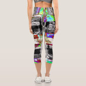 High Waisted Yoga Capris – Reflection Layers (Rückseite)