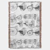 High Wheeler Bicycle Penny Farthing Decke (Vorderseite Vertikal)