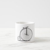 High Wheeler Bicycle Penny Farthing Espressotasse (Vorderseite)