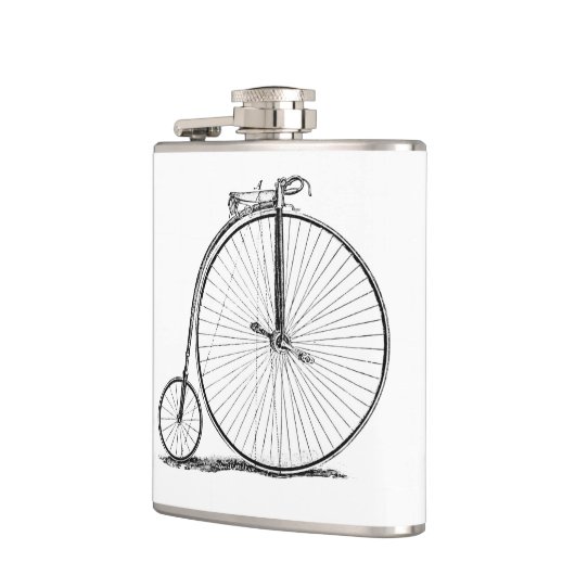 High Wheeler Bicycle Penny Farthing Flachmann (Links)