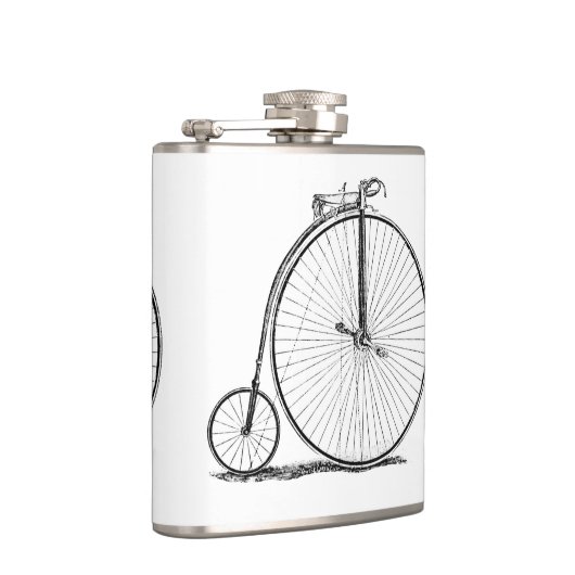 High Wheeler Bicycle Penny Farthing Flachmann (Rechts)