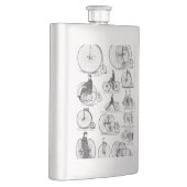 High Wheeler Bicycle Penny Farthing Flachmann (Rechts)