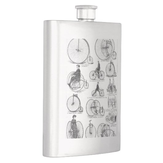 High Wheeler Bicycle Penny Farthing Flachmann (Rechts)