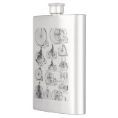 High Wheeler Bicycle Penny Farthing Flachmann (Links)