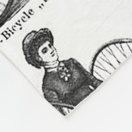 High Wheeler Bicycle Penny Farthing Fleecedecke (Ecke)