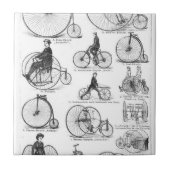 High Wheeler Bicycle Penny Farthing Fliese (Vorderseite)