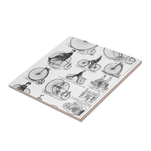 High Wheeler Bicycle Penny Farthing Fliese (Seite)