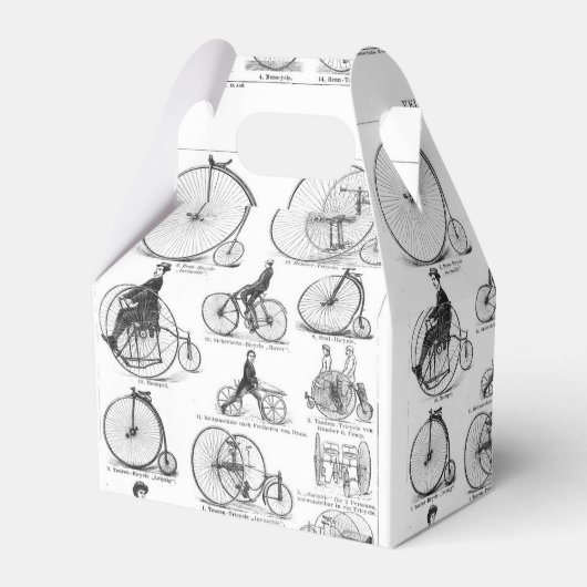 High Wheeler Bicycle Penny Farthing Geschenkschachtel (Vorderseite)