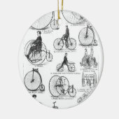 High Wheeler Bicycle Penny Farthing Keramikornament (Links)