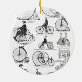High Wheeler Bicycle Penny Farthing Keramikornament (Hinten)