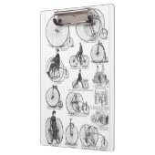 High Wheeler Bicycle Penny Farthing Klemmbrett (Links)