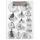 High Wheeler Bicycle Penny Farthing Klemmbrett (Vorderseite)