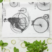 High Wheeler Bicycle Penny Farthing Küchentuch (Gefaltet)