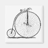 High Wheeler Bicycle Penny Farthing Magnet (Vorne)