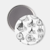 High Wheeler Bicycle Penny Farthing Magnet (Vorderseite/Rückseite)