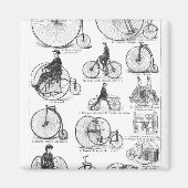 High Wheeler Bicycle Penny Farthing Magnet (Vorne)