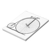 High Wheeler Bicycle Penny Farthing Notizblock (Rotiert)