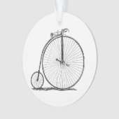 High Wheeler Bicycle Penny Farthing Ornament (Vorderseite)
