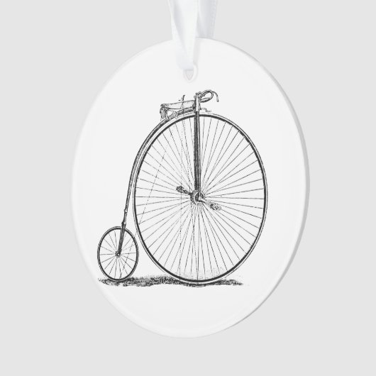 High Wheeler Bicycle Penny Farthing Ornament (Vorderseite)
