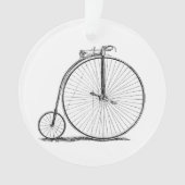 High Wheeler Bicycle Penny Farthing Ornament (Vorderseite)