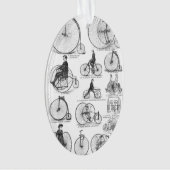 High Wheeler Bicycle Penny Farthing Ornament (Vorderseite)