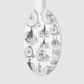 High Wheeler Bicycle Penny Farthing Ornament (Vorderseite)