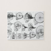 High Wheeler Bicycle Penny Farthing Puzzle (Horizontal)