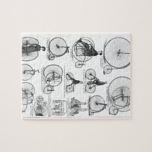 High Wheeler Bicycle Penny Farthing Puzzle (Horizontal)