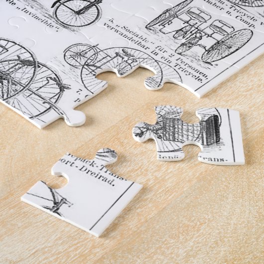 High Wheeler Bicycle Penny Farthing Puzzle (Seite)