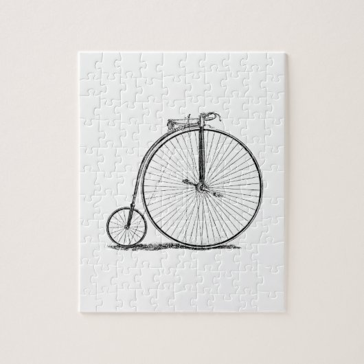 High Wheeler Bicycle Penny Farthing Puzzle (Vertikal)