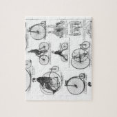 High Wheeler Bicycle Penny Farthing Puzzle (Vertikal)