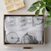 High Wheeler Bicycle Penny Farthing Seidenpapier (Geschenk)