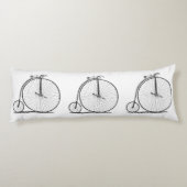 High Wheeler Bicycle Penny Farthing Seitenschläferkissen (Rückseite)