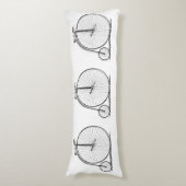 High Wheeler Bicycle Penny Farthing Seitenschläferkissen (Vorderseite Vertikal)