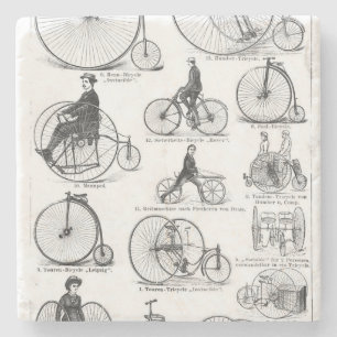 High Wheeler Bicycle Penny Farthing Steinuntersetzer