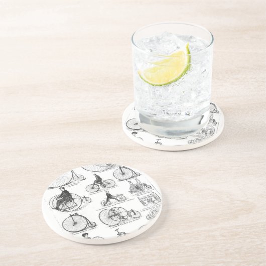 High Wheeler Bicycle Penny Farthing Untersetzer (Seite)