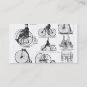 High Wheeler Bicycle Penny Farthing Visitenkarte (Rückseite)