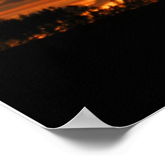 High Wüste Sunset - Poster (Ecke)