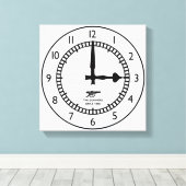 Highbury Clock End 15:00 Uhr Start Gunners Leinwanddruck (Insitu (Holzboden))