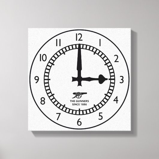 Highbury Clock End 15:00 Uhr Start Gunners Leinwanddruck (Vorderseite)