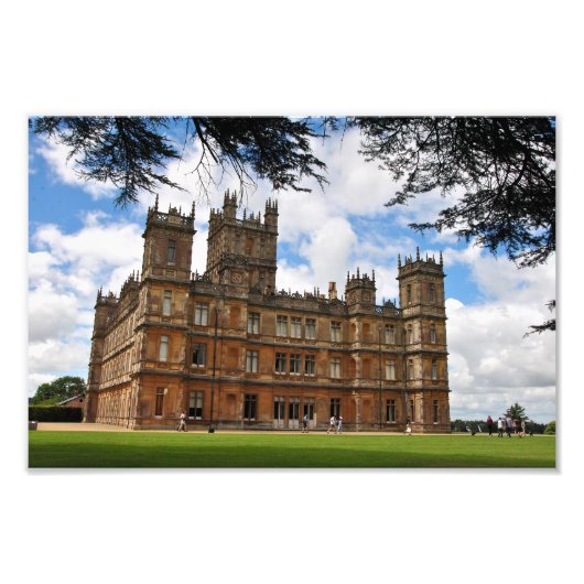 Highclere Castle Downton Abbey England Fotodruck (Vorne)