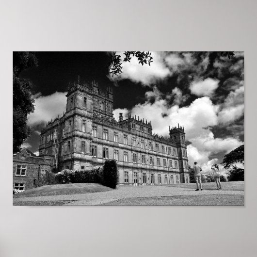 Highclere Castle Downton Abbey England Poster (Vorne)