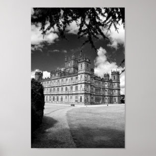 Highclere Castle Downton Abbey England Poster