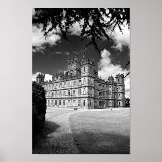 Highclere Castle Downton Abbey England Poster (Vorne)