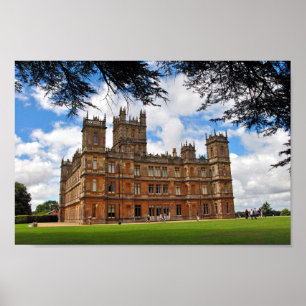 Highclere Castle Downton Abbey England Poster