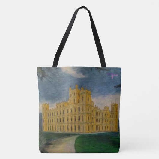 Highclere Schloss - Downton Abtei Tasche (Vorderseite)