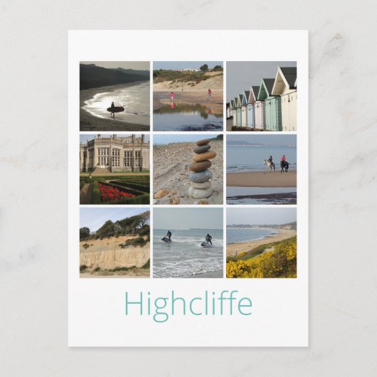 Highcliffe Postkarte (Vorderseite)