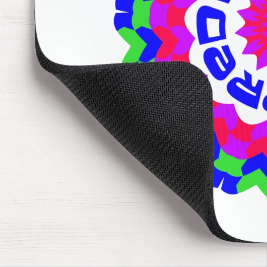 Higher Powered Spiritual Quote Kaleidoscope Design Mousepad (Ecke)
